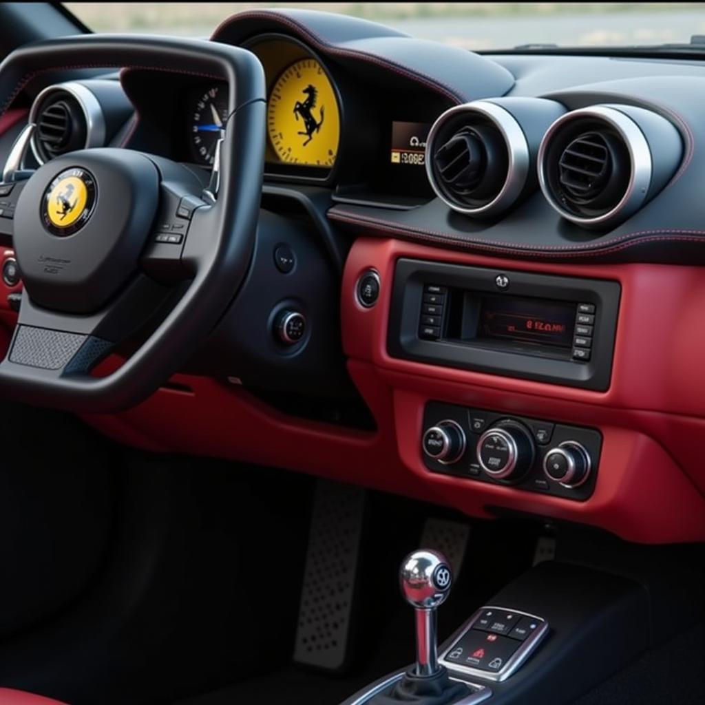 Ferrari Dashboard OBD2 Port Location