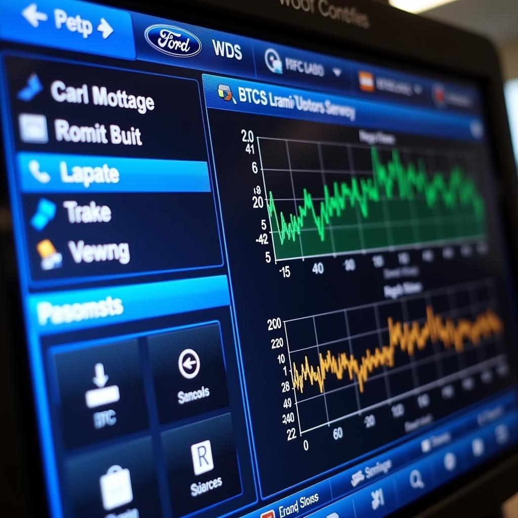 Ford WDS Software Interface