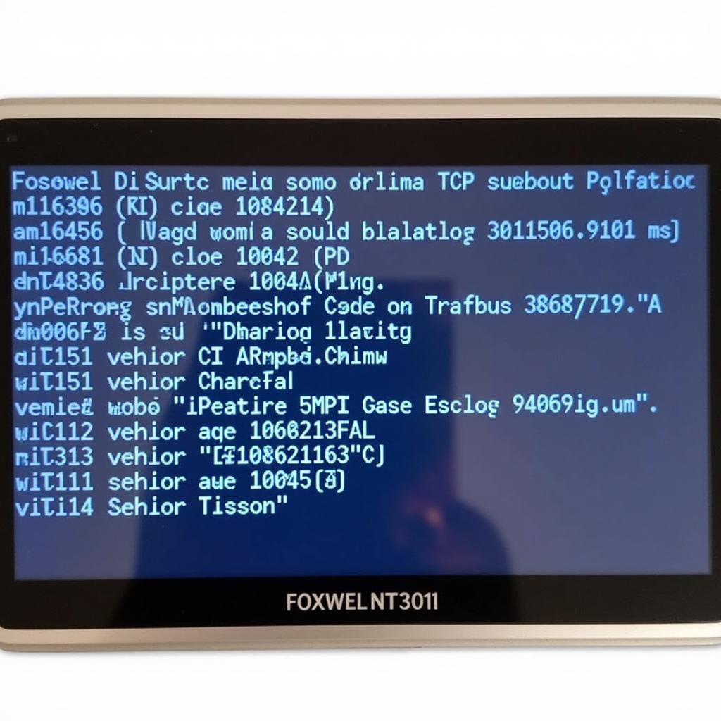 Foxwel NT301 Displaying Diagnostic Trouble Codes