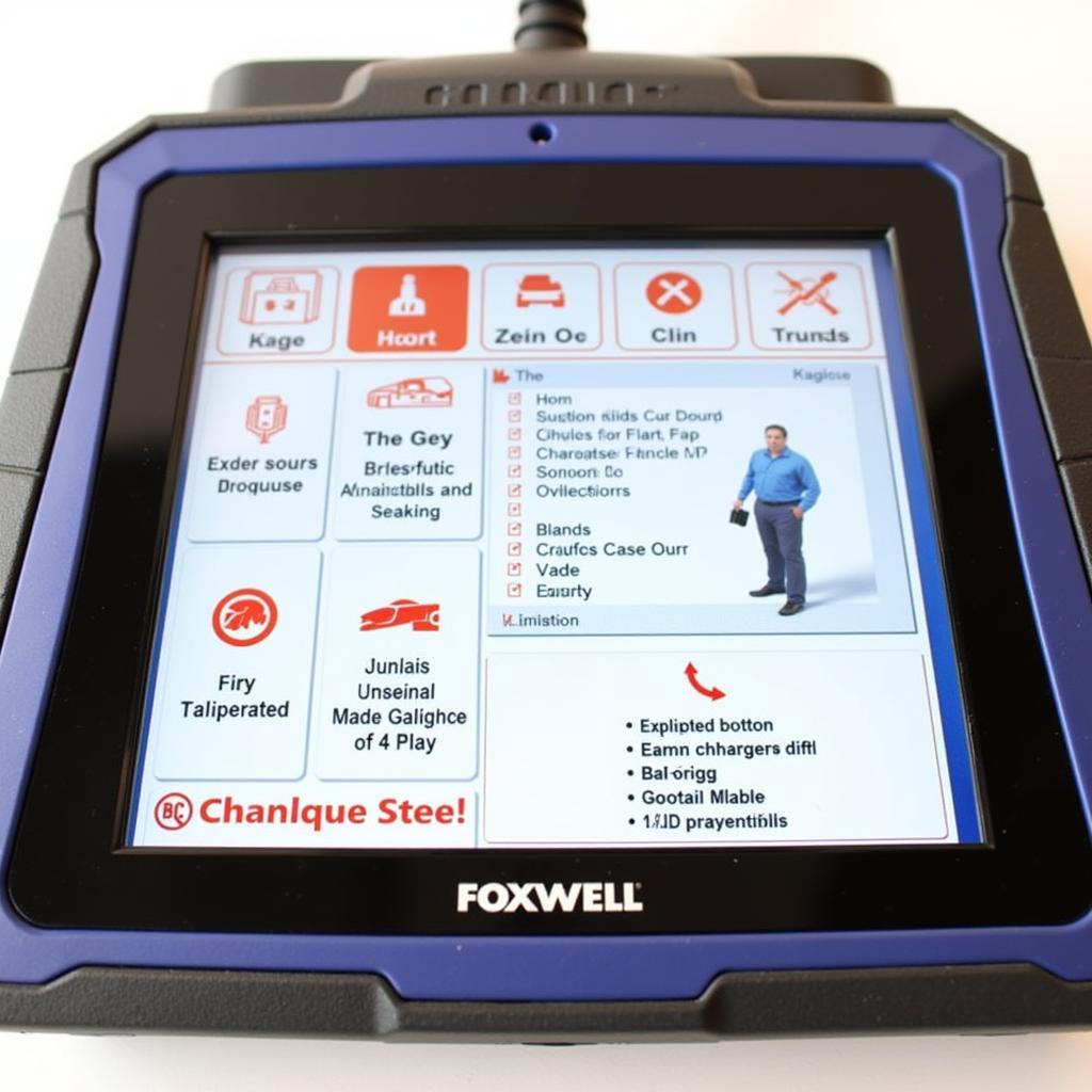 Foxwell 510 Elite User Interface