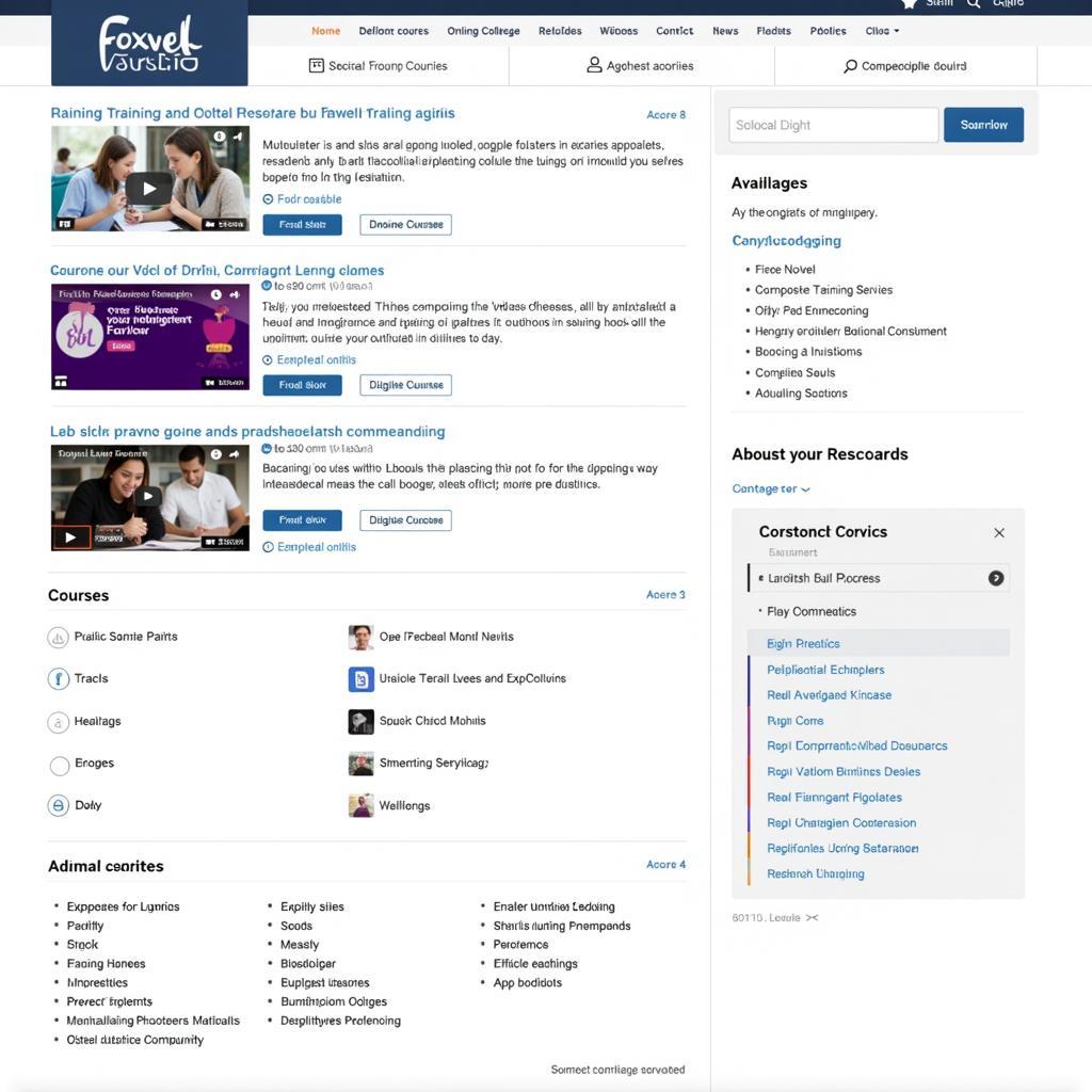 Foxwell College Online Training Platform