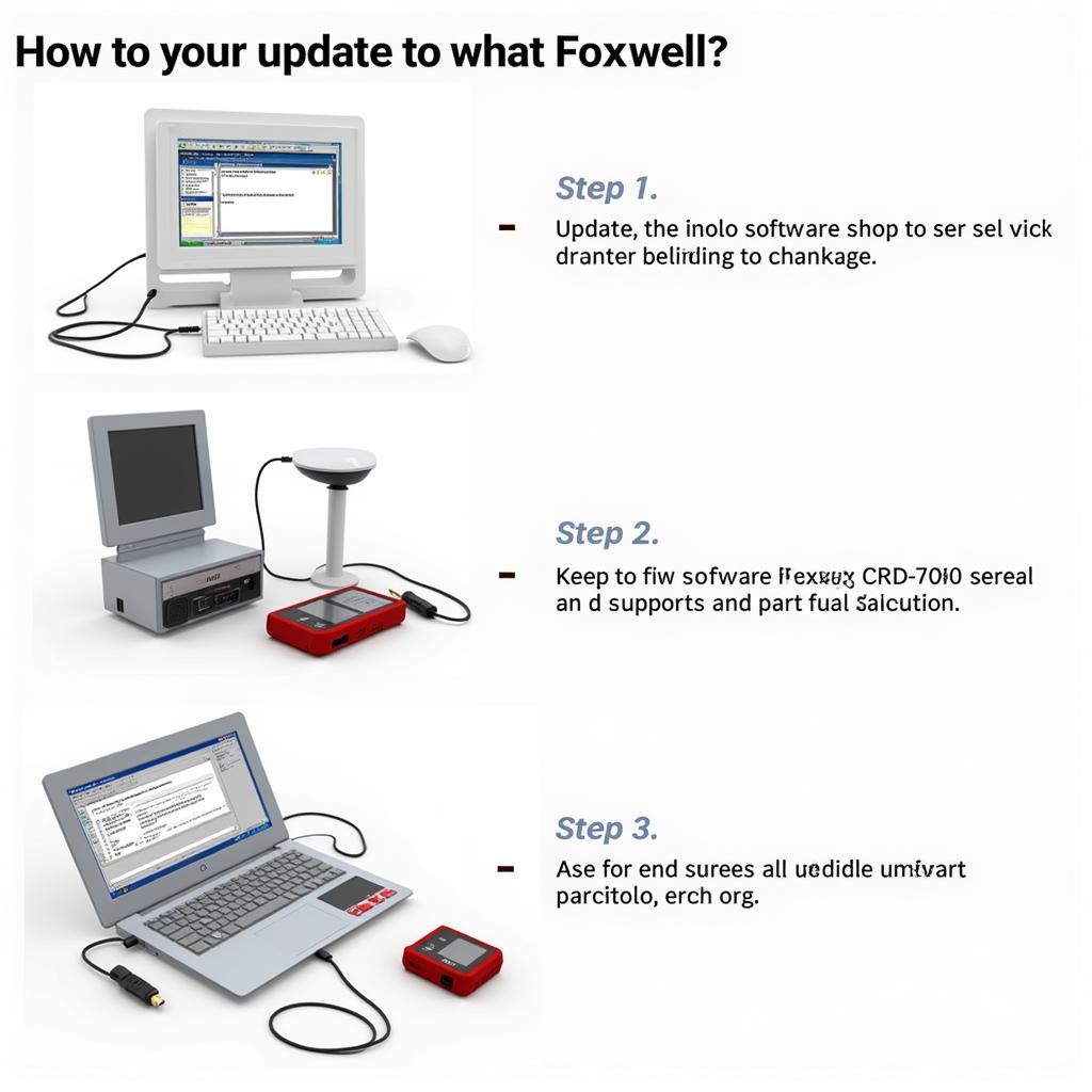 Foxwell CRD700 Software Update Process