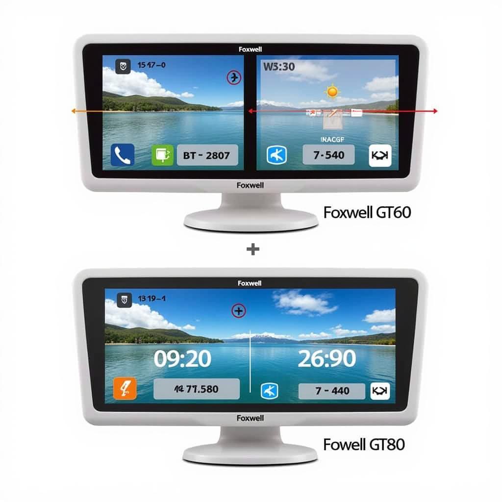 Foxwell GT60 and GT80 User Interface Comparison