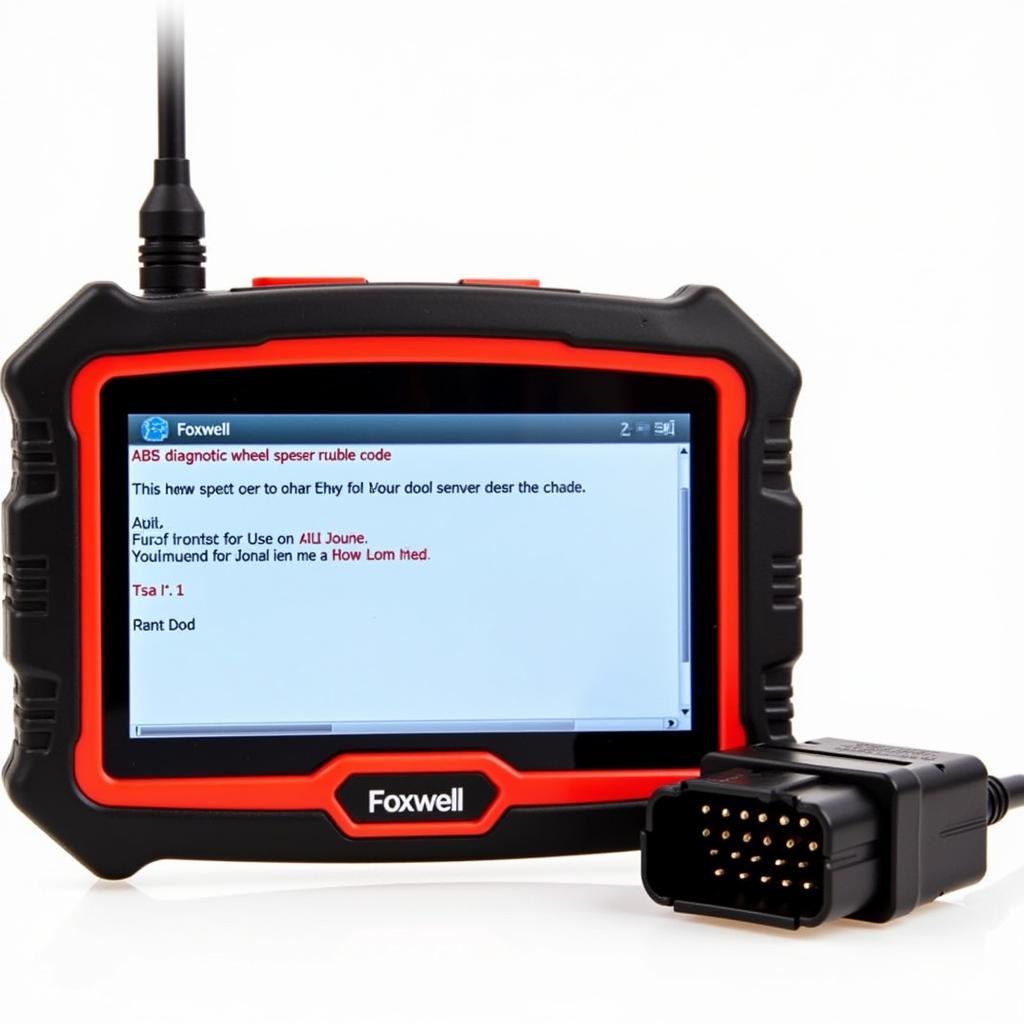 Foxwell GT80 Mini Diagnosing ABS Problem