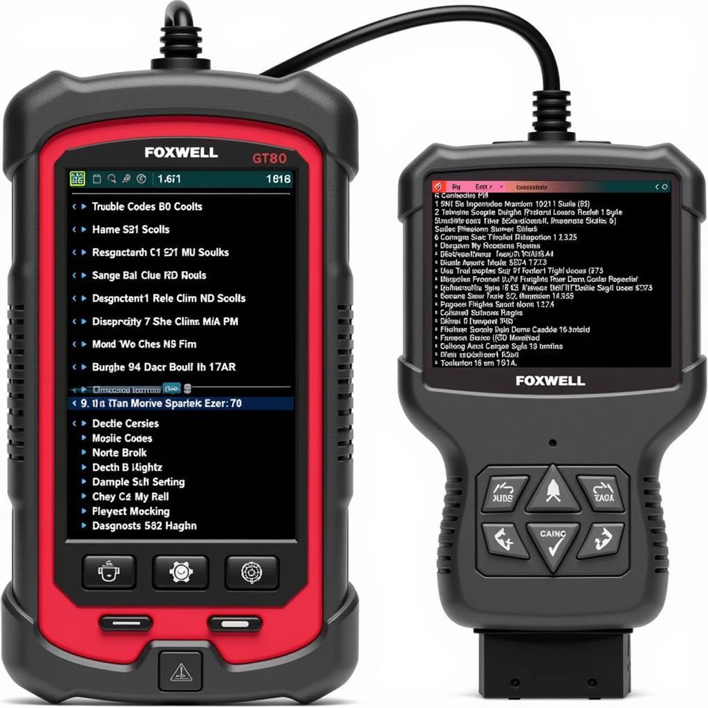 Foxwell GT80 Performing a Diagnostic Scan