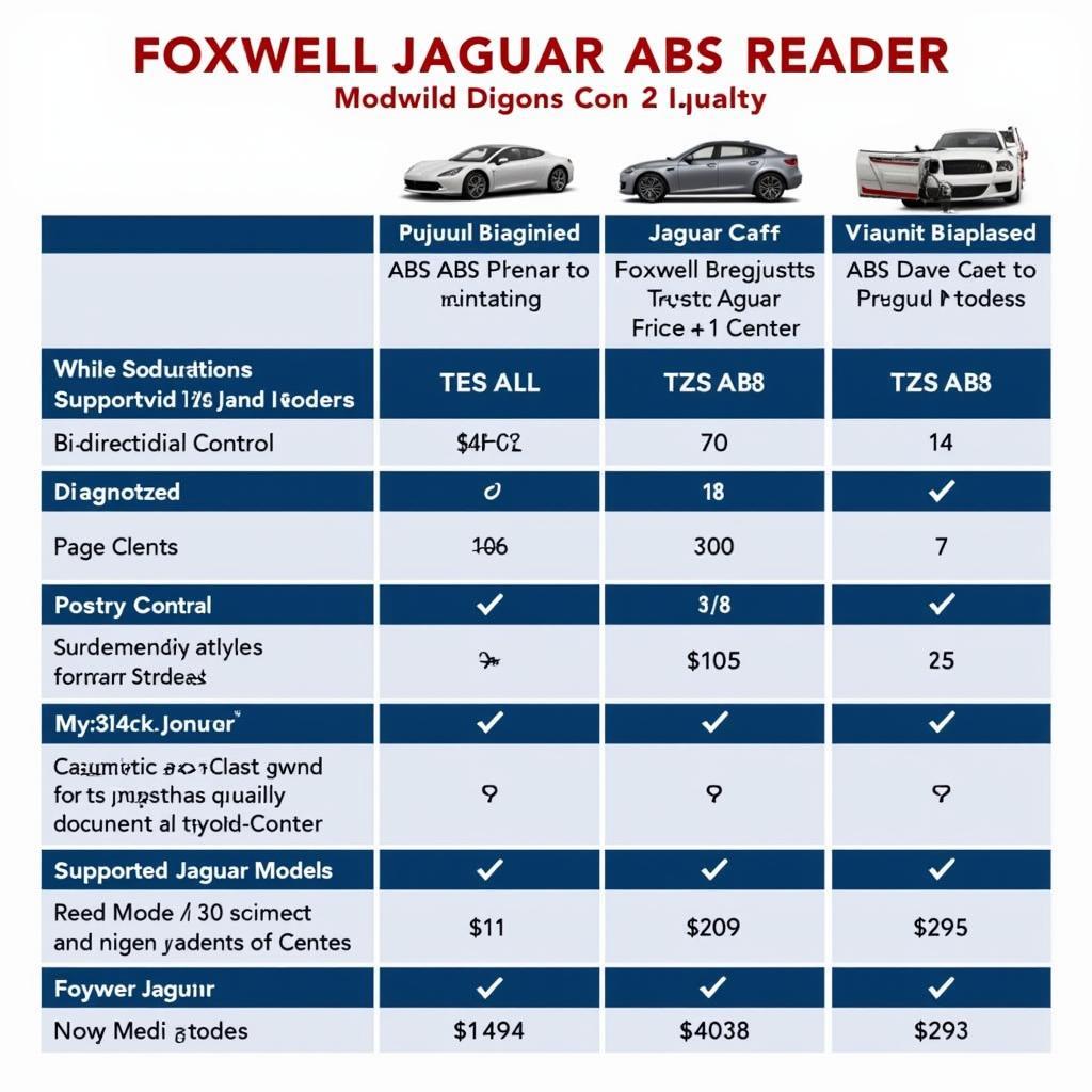 Read more about the article Foxwell Jaguar Body Code ABS Reader Models: A Comprehensive Guide