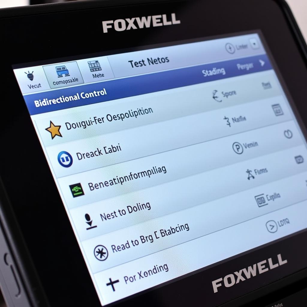 Foxwell NT 809 Bidirectional Control