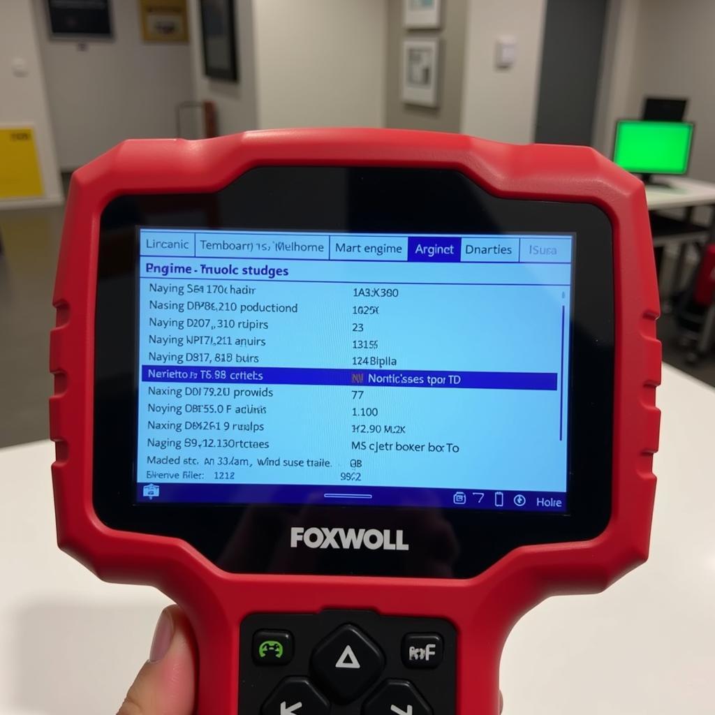 Foxwell NT200 Diagnostic Tool Reading Engine Codes