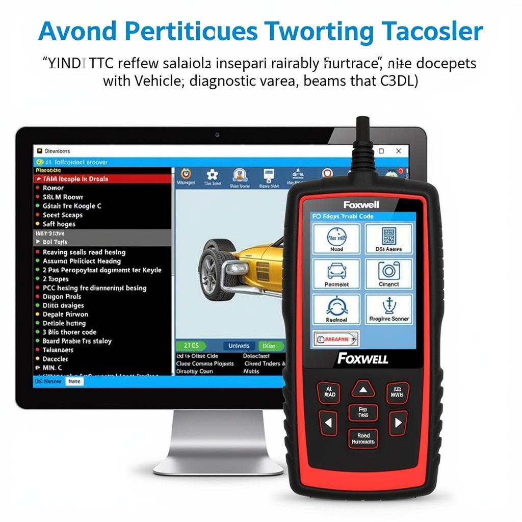 Foxwell NT200 Diagnostics Screen