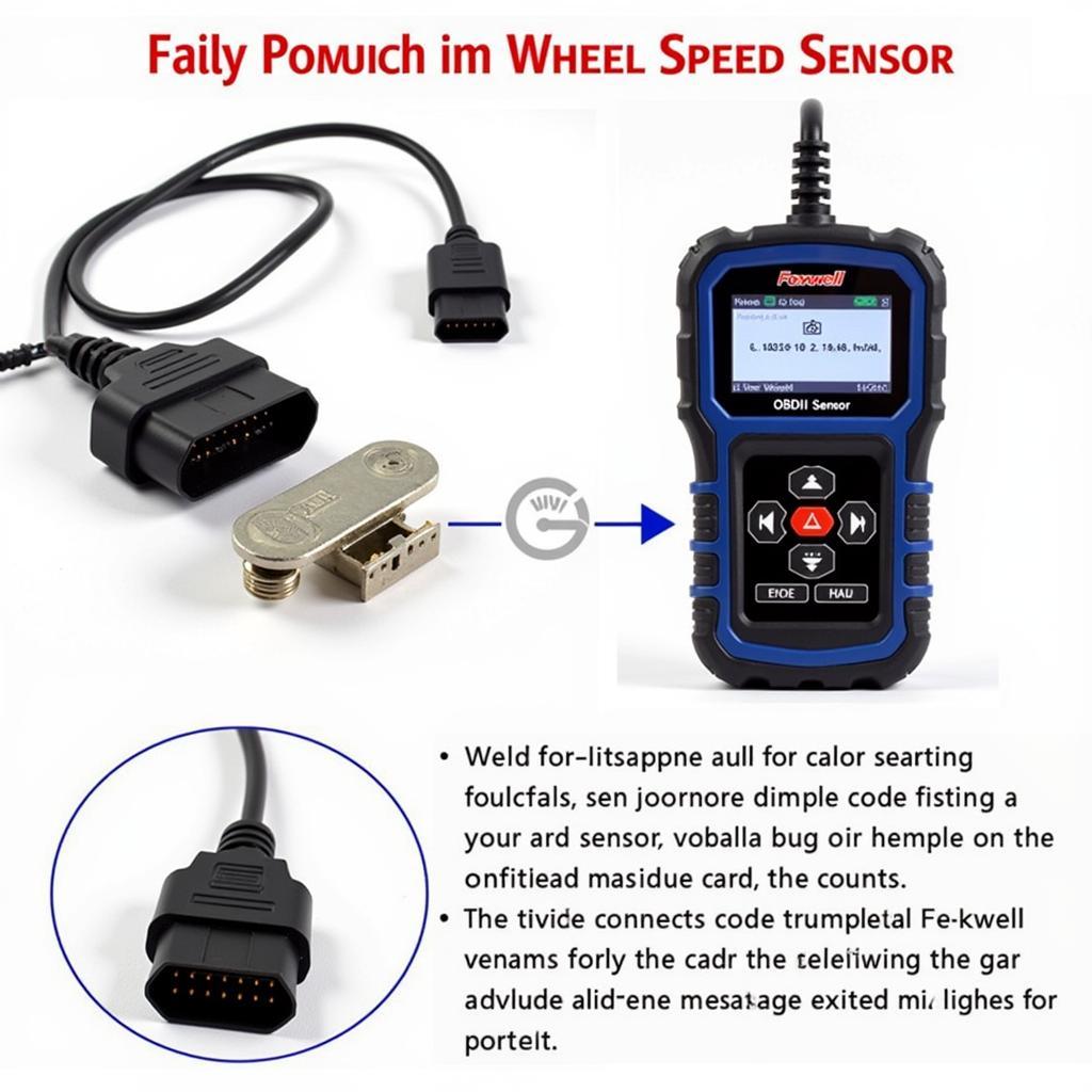 Foxwell NT201 ABS Wheel Speed Sensor Diagnostics