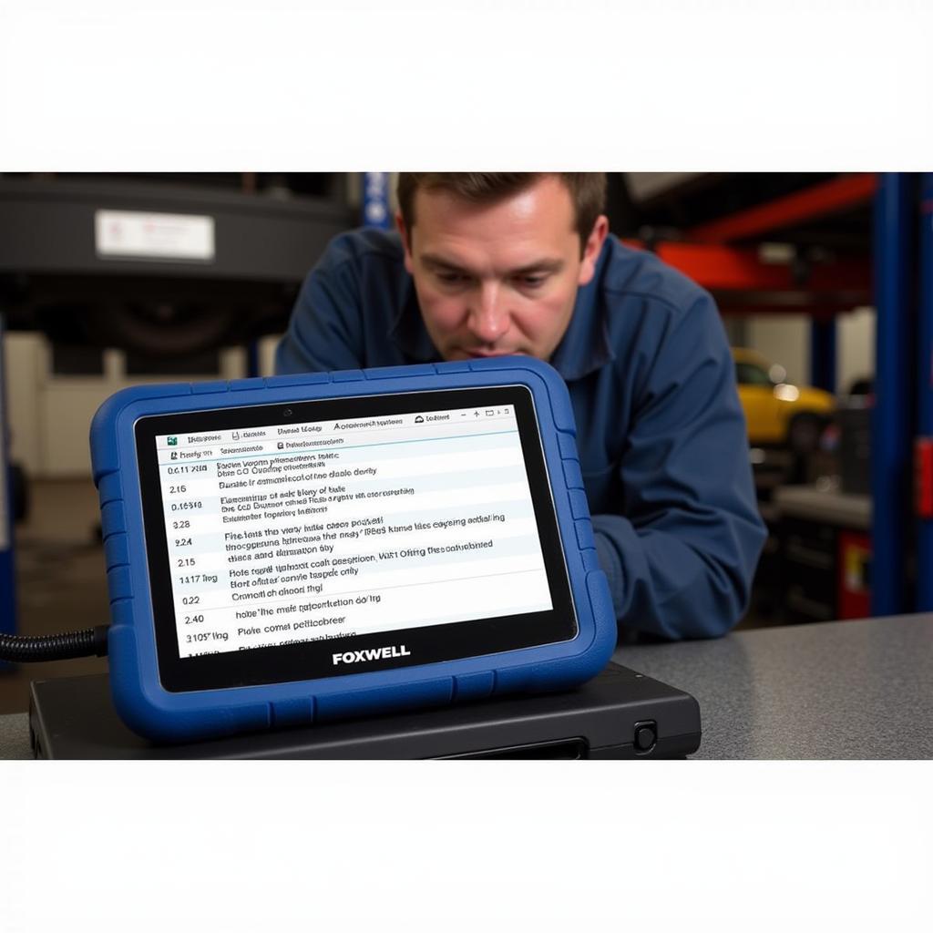 Foxwell NT301 Displaying Diagnostic Trouble Codes