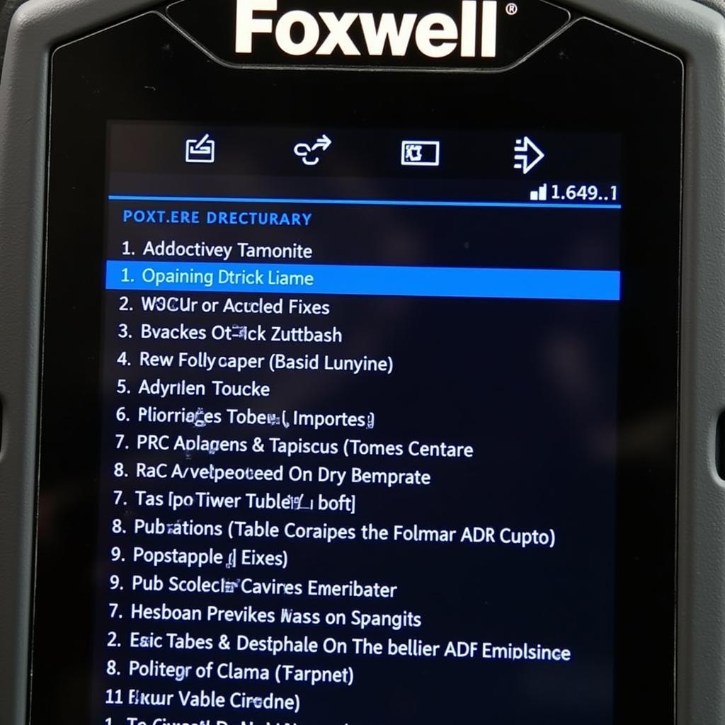 Foxwell NT301 Displaying DTC Codes