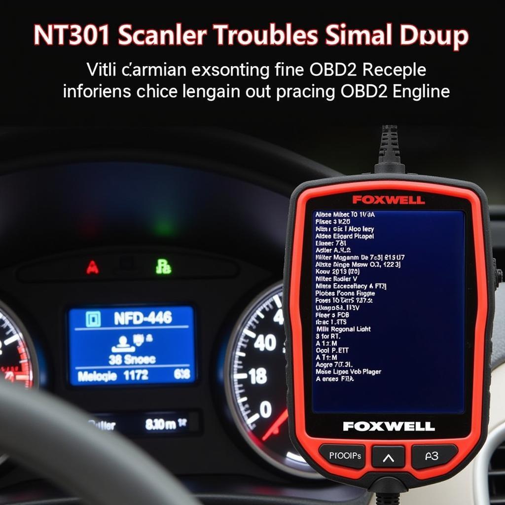 You are currently viewing Foxwell NT301 OBD2 Scanner Professional OBDII Diagnostic Reviews: A Comprehensive Guide