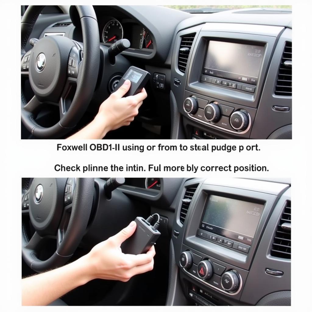 Foxwell NT301 Troubleshooting Connection Issues with a Car