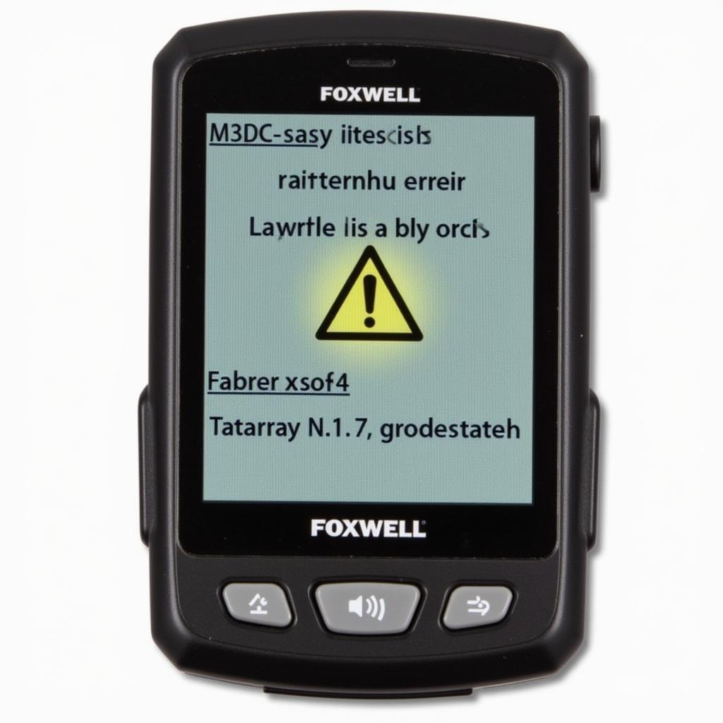 Read more about the article Foxwell NT301 Yellow Triangle: Understanding and Resolving the Issue