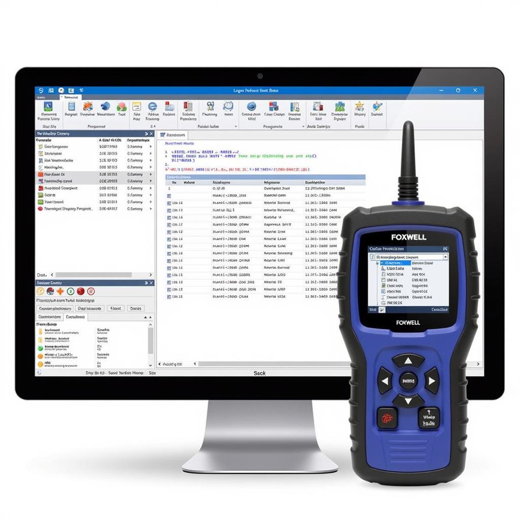 Foxwell NT414 Scanner Displaying Diagnostic Data