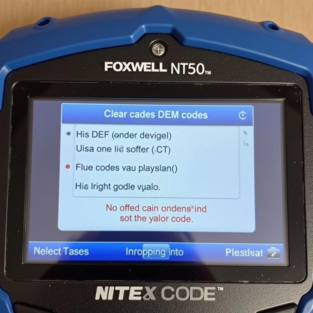 Foxwell NT510 Clearing BMW DEF Codes