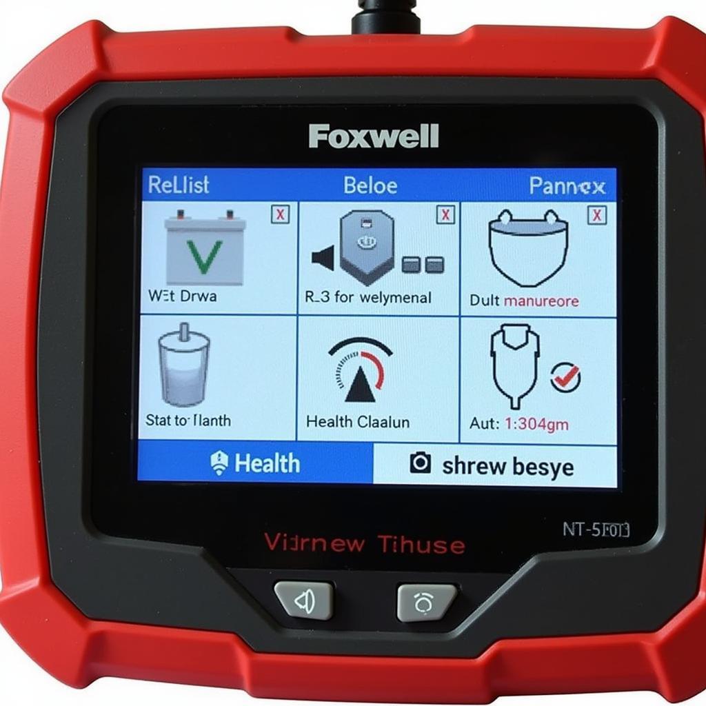 Foxwell NT510 Displaying Battery Information