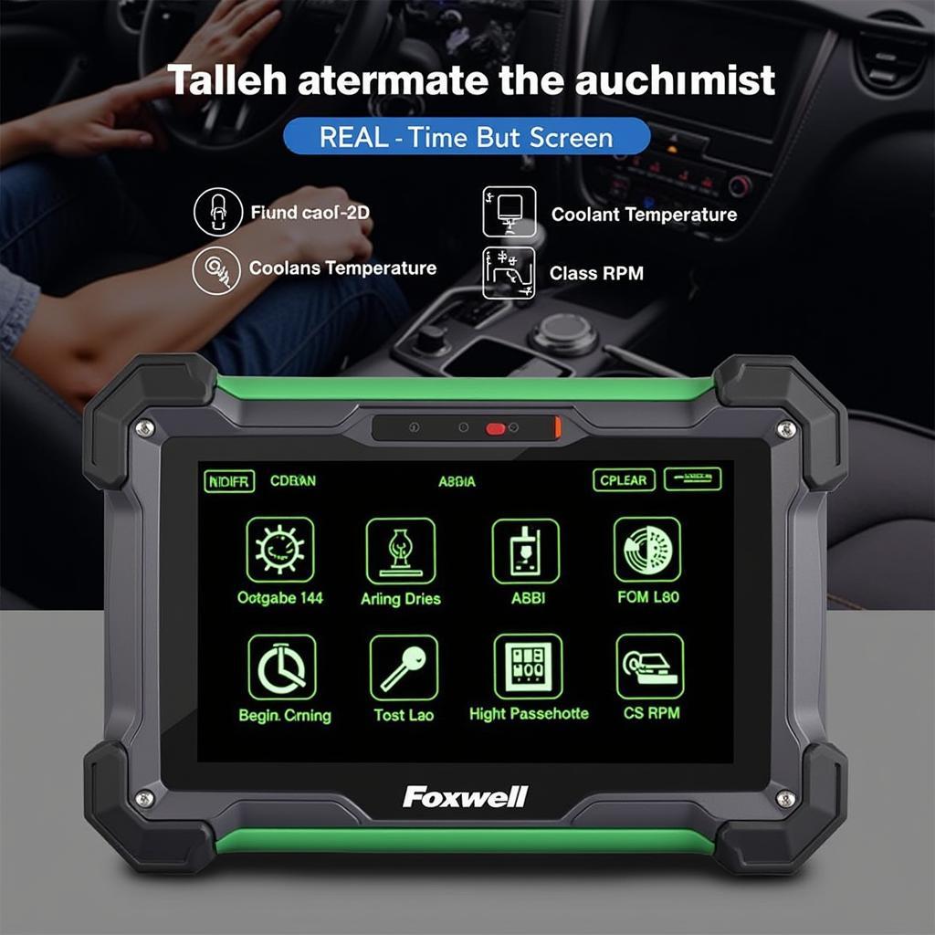 Foxwell NT510 Displaying Diagnostic Data