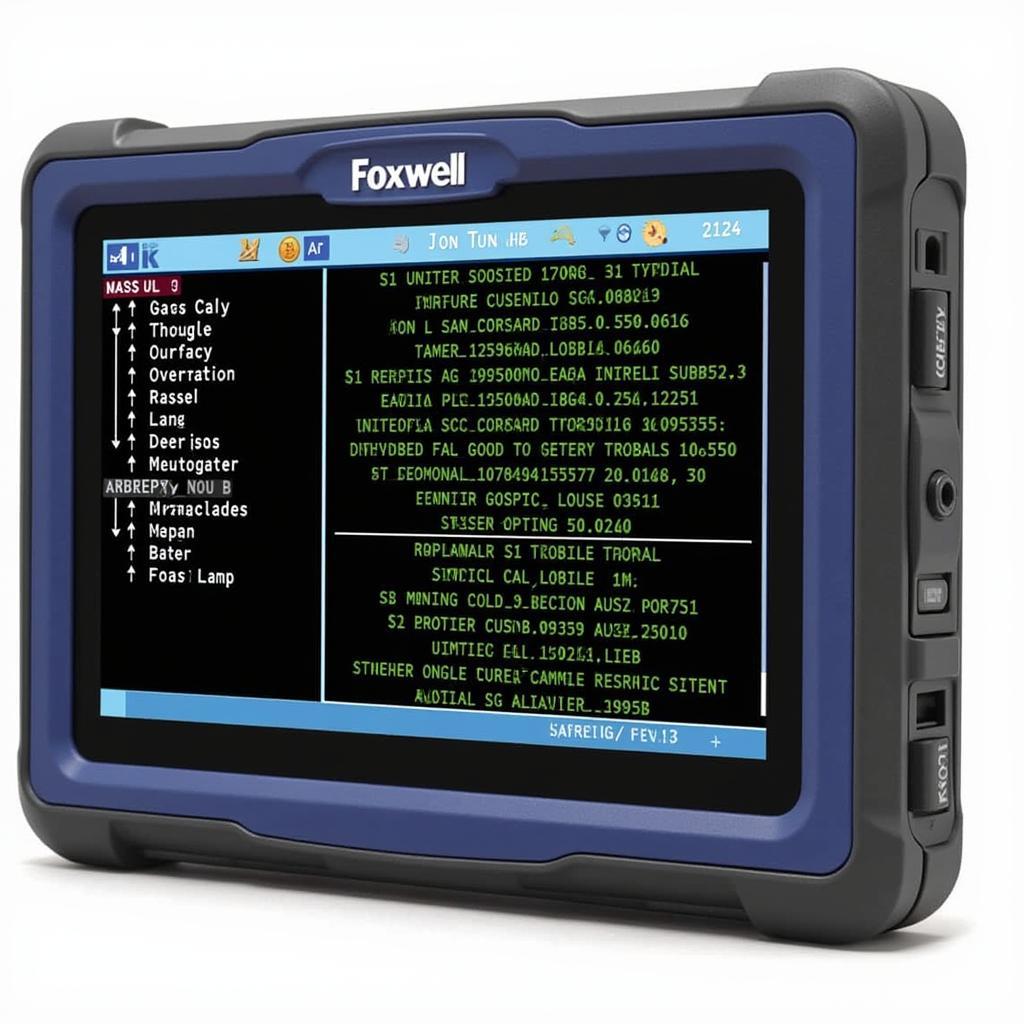 Foxwell NT510 Displaying Diagnostic Information on Screen