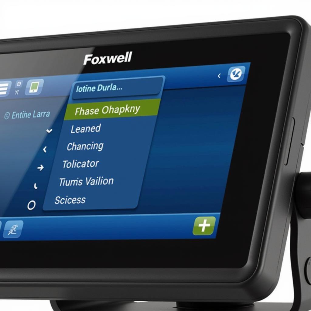 Foxwell NT510 Main Menu Display