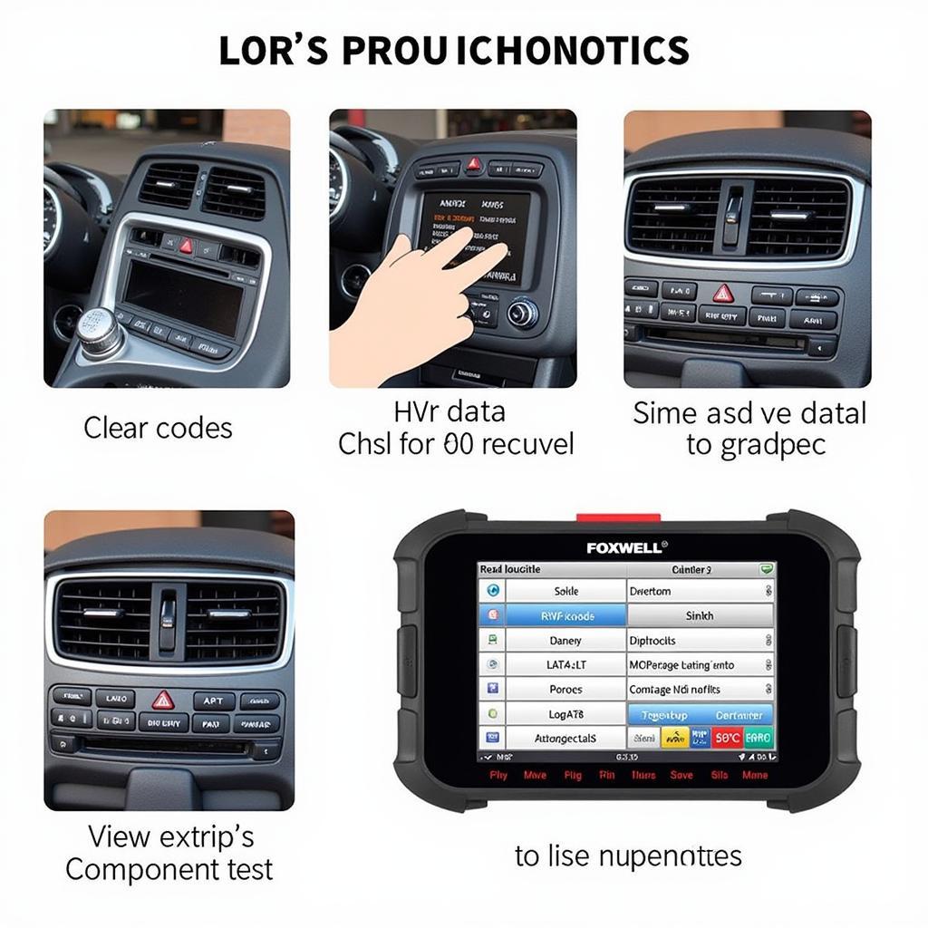 Foxwell NT510 OBD2 Functions in a BMW