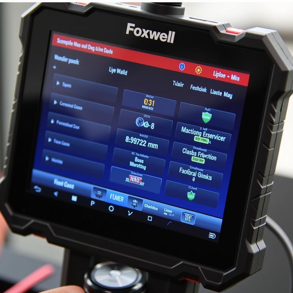 Foxwell NT510 Pro User Interface