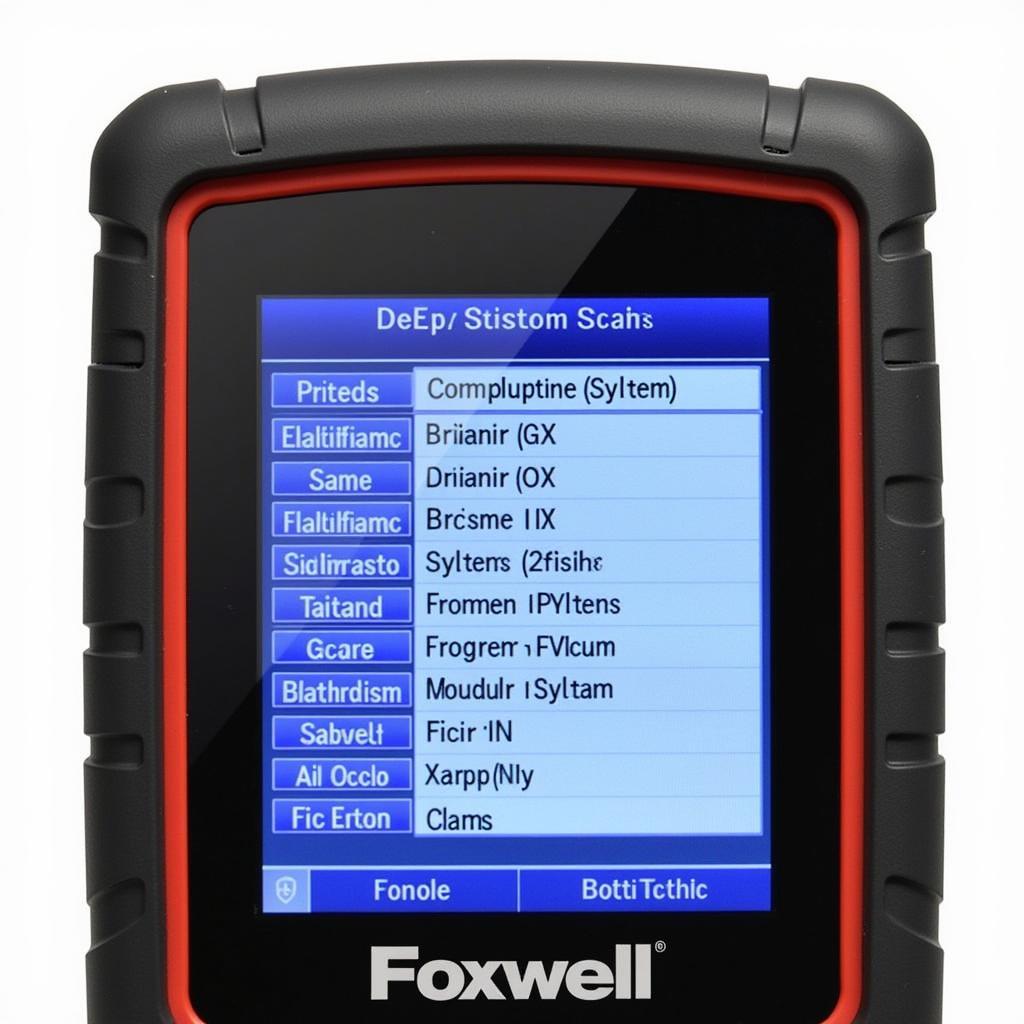 Performing a Deep System Scan on a Foxwell NT520