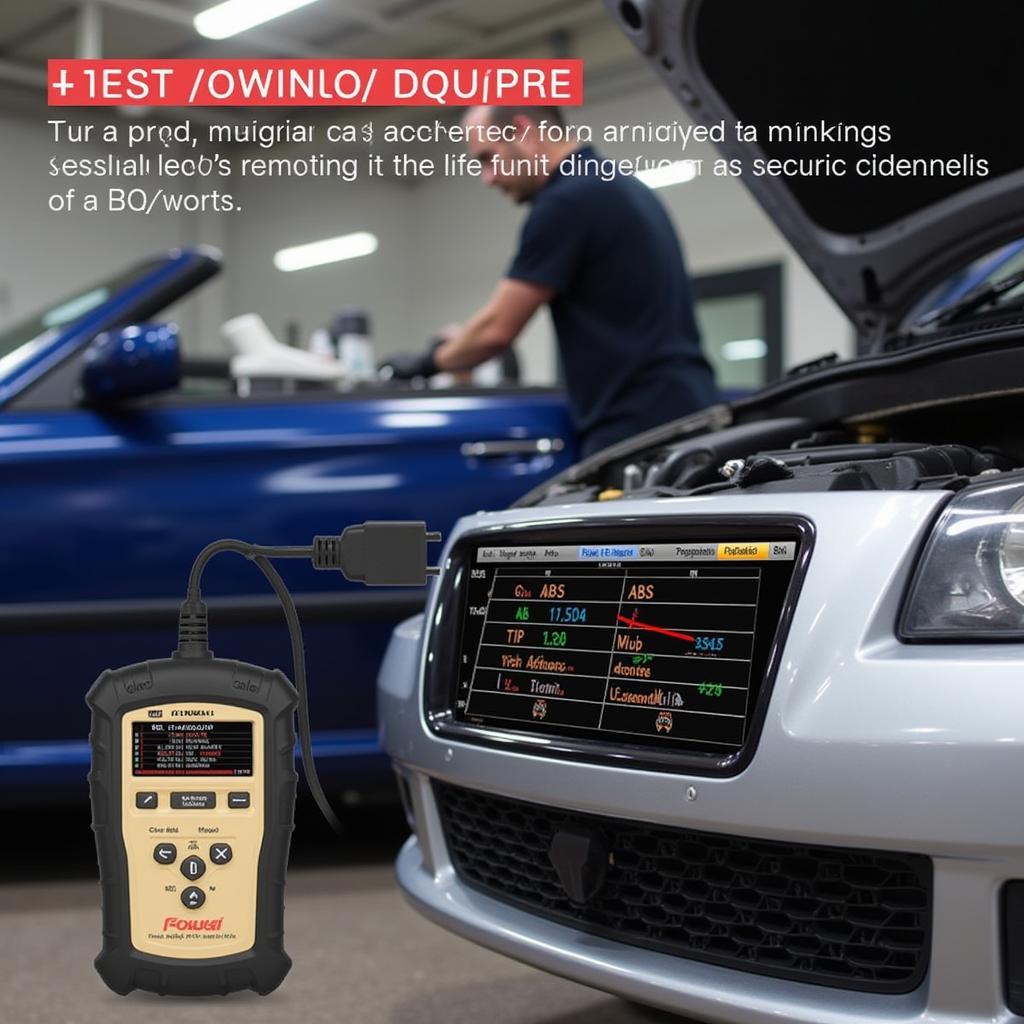 Foxwell NT530 Elite OBD2 Scanner Performing Diagnostics