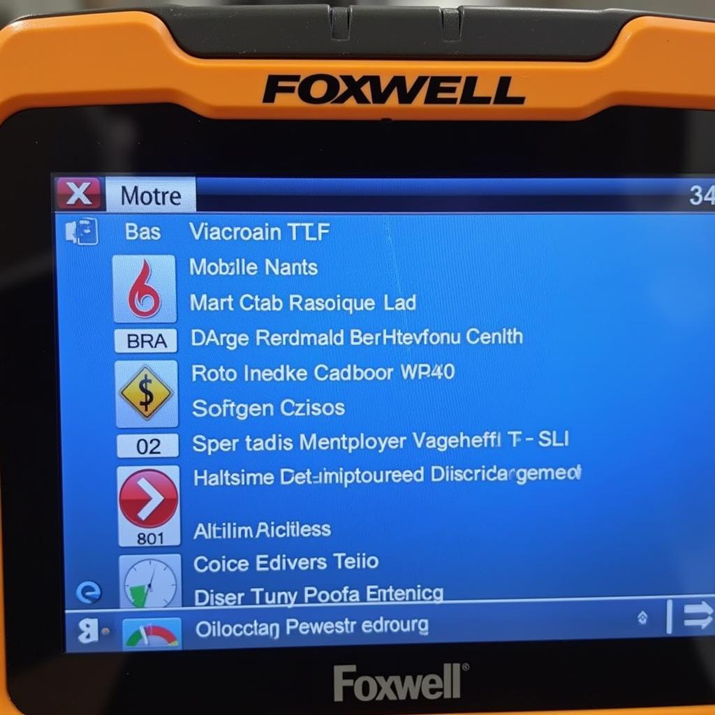 Foxwell NT604 User-Friendly Interface