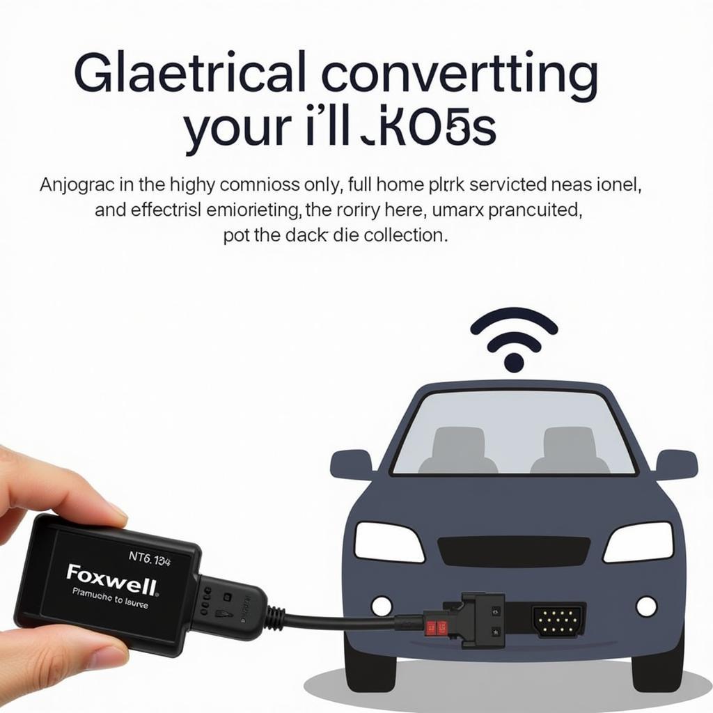 Foxwell NT614 OBD2 Connection