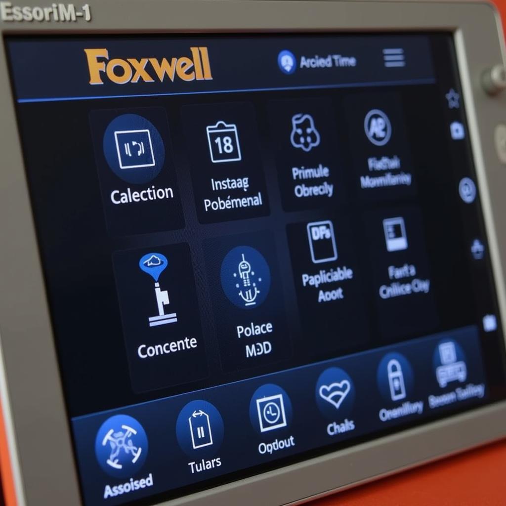 Foxwell NT614 OBD2 Scanner Menu Display