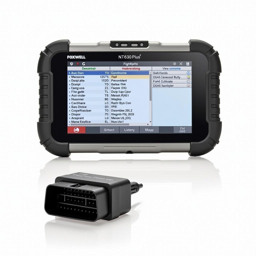 Foxwell NT630 Plus Displaying Diagnostic Information