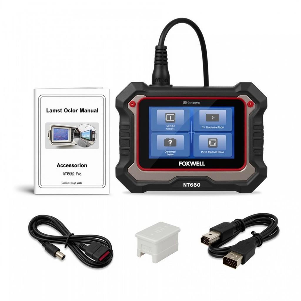 Foxwell NT630 Pro OBD2 Scanner with Accessories