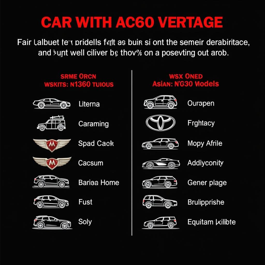 Foxwell NT644 Pro Vehicle Coverage List