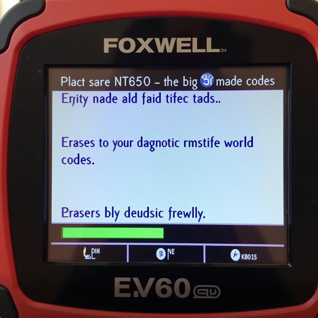 Foxwell NT650 Erasing DTCs