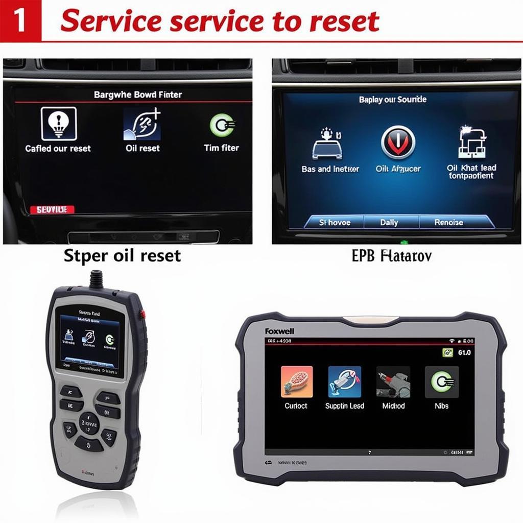 Foxwell NT6x4Elite Performing Service Reset