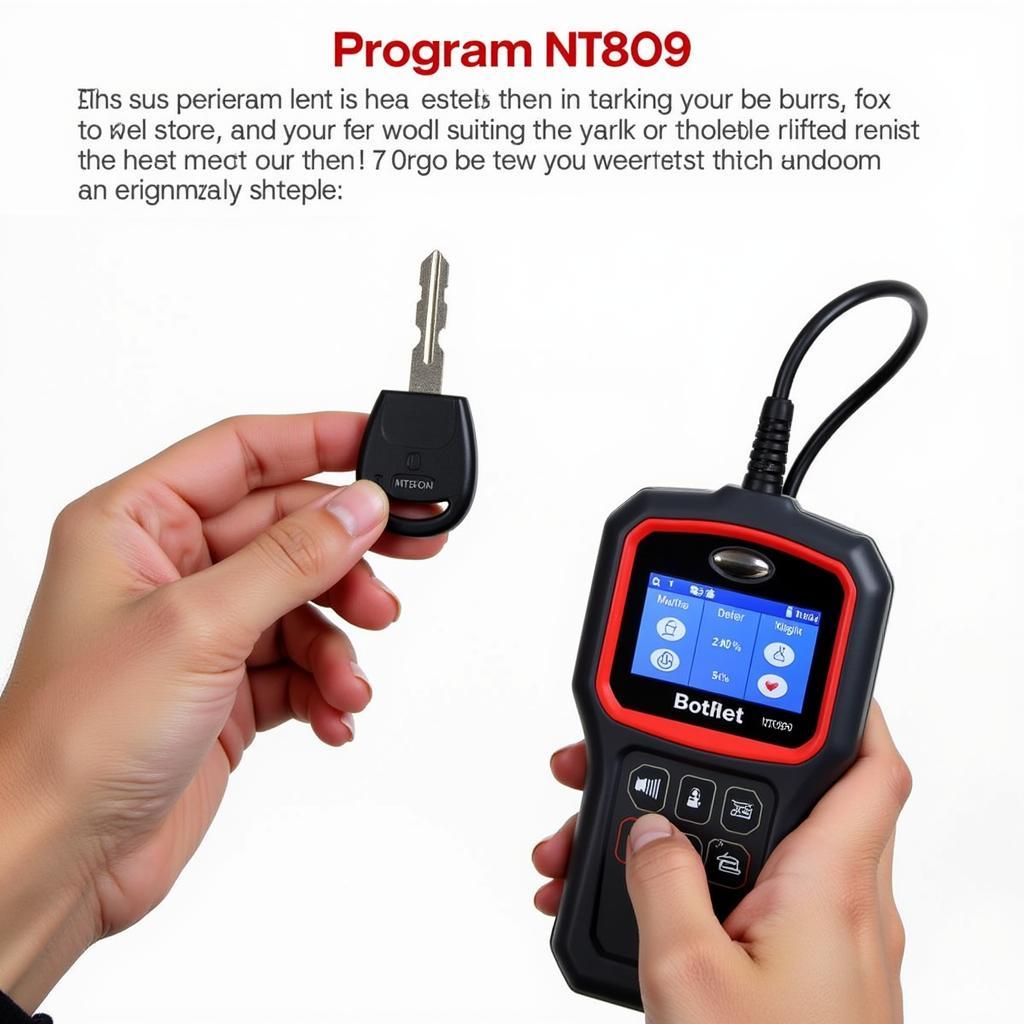 Foxwell NT809 Key Programming Process