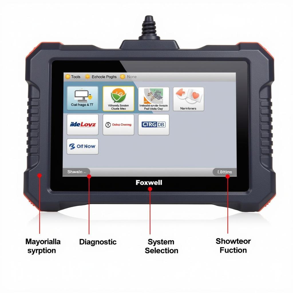 Navigating the Main Menu of the Foxwell NV510