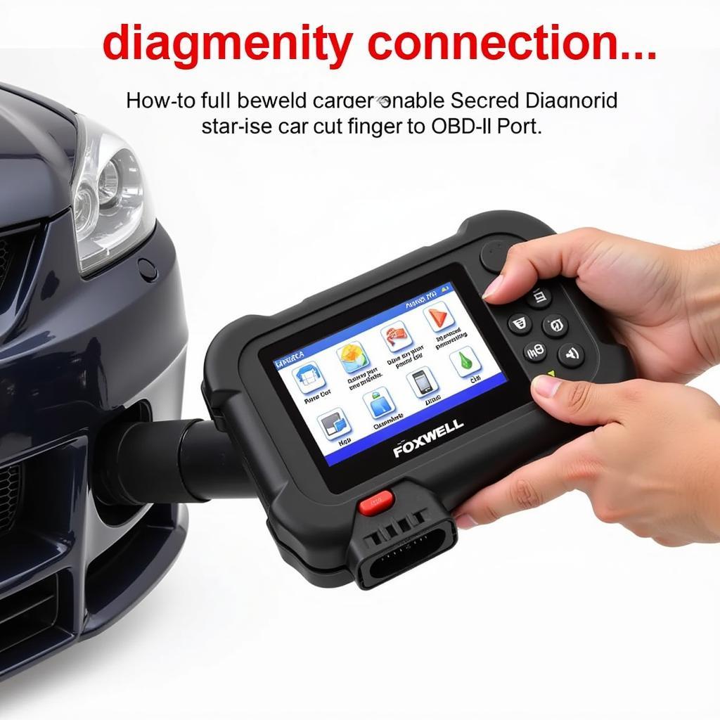 Connecting a Foxwell Tool to the OBD2 Port