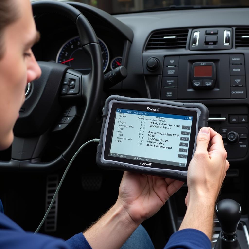 Using a Foxwell Scan Tool for Car Diagnostics