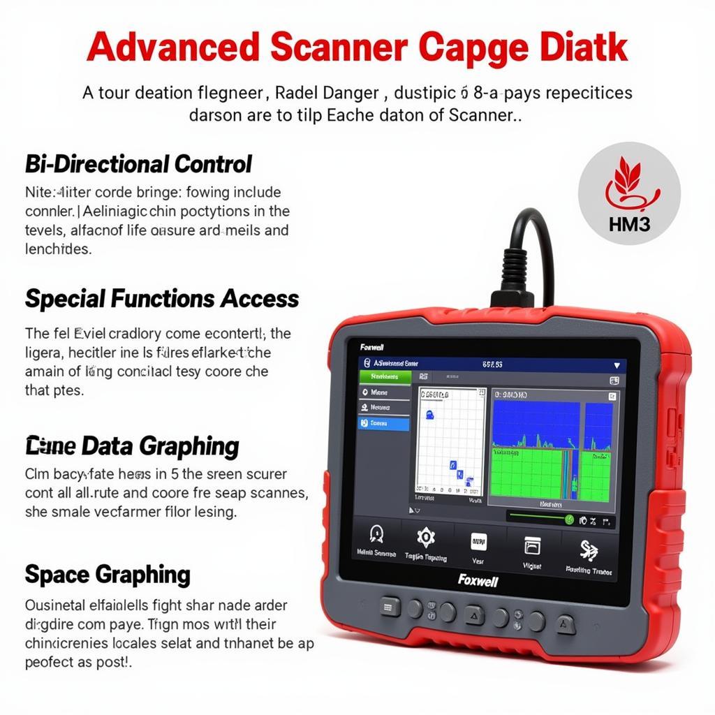 Foxwell Scanner Displaying Advanced Features