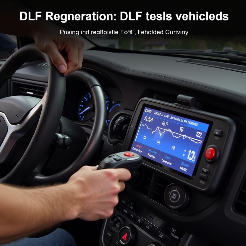 Foxwell Scanner Performing DPF Regeneration