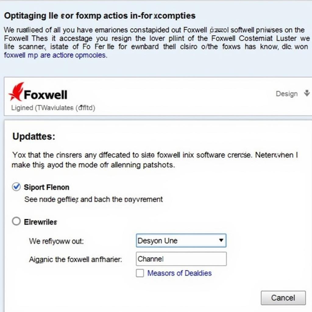 Updating Foxwell Scanner Software