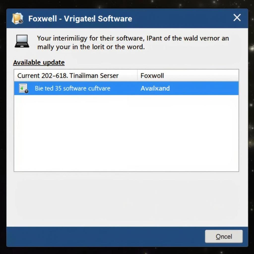 Foxwell Scanner Software Update