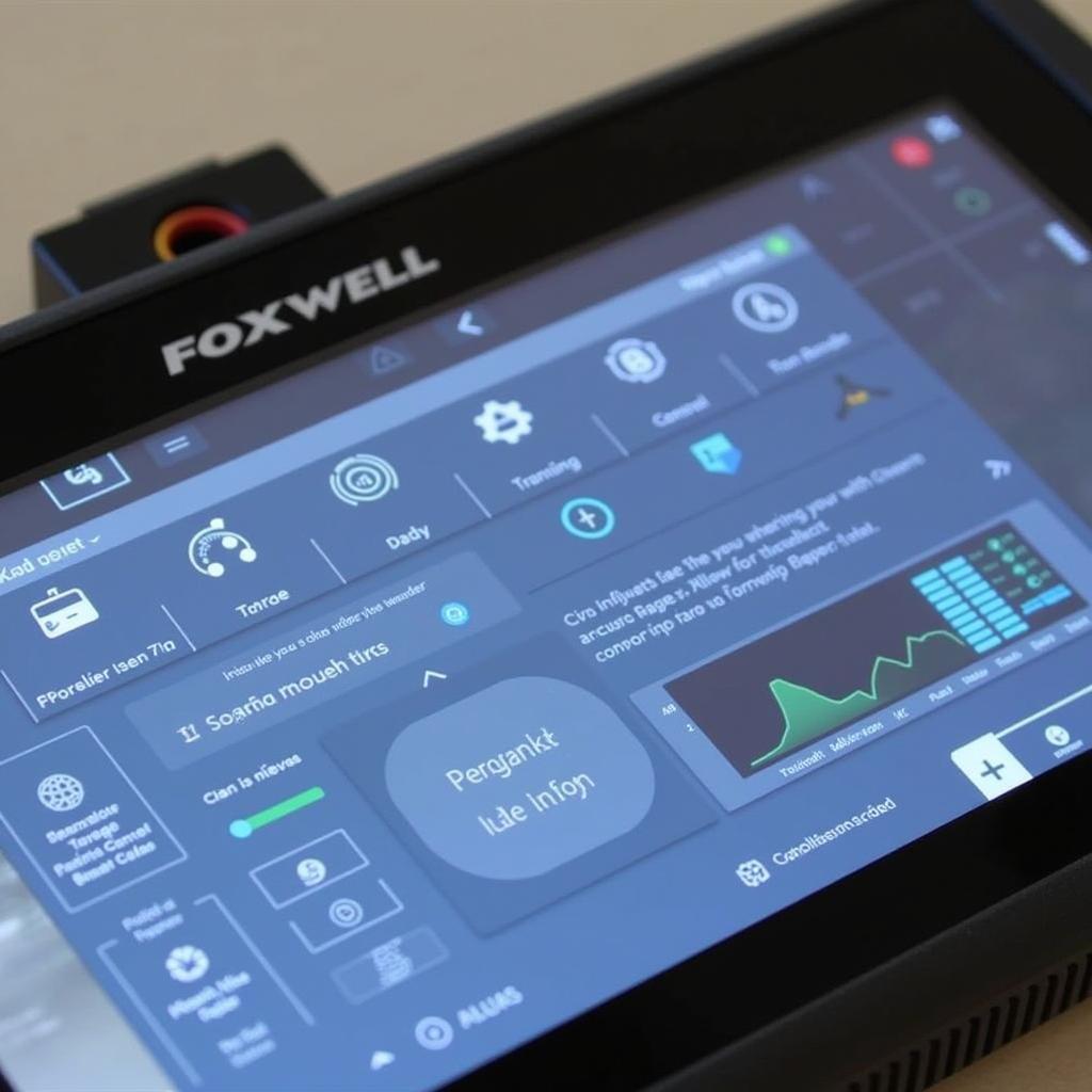 Foxwell Scanner User Interface