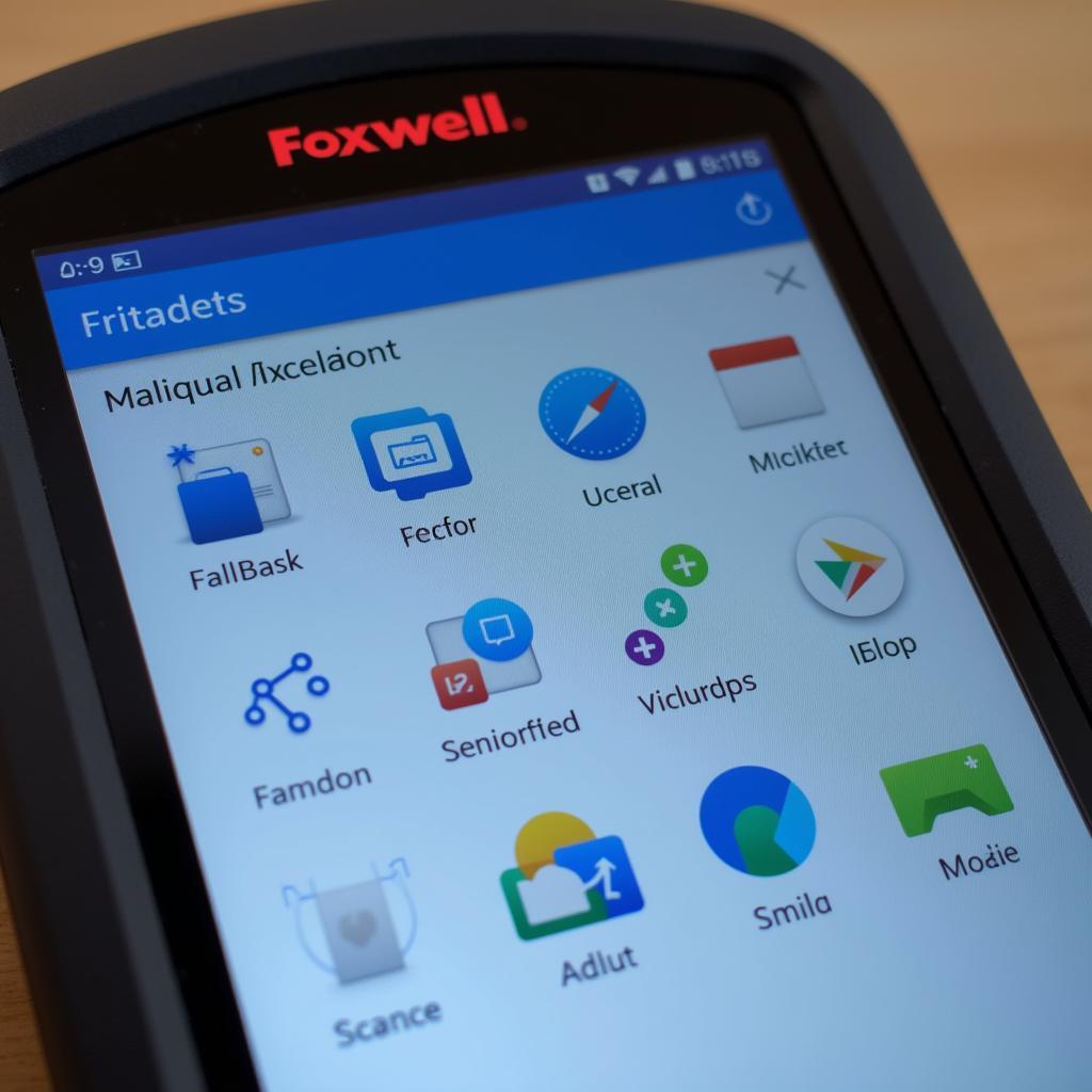 Foxwell Scanner User Interface