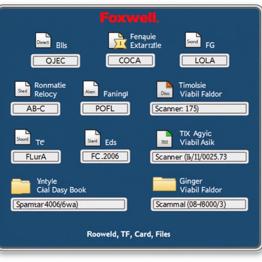 Understanding Foxwell TF Card File Structure