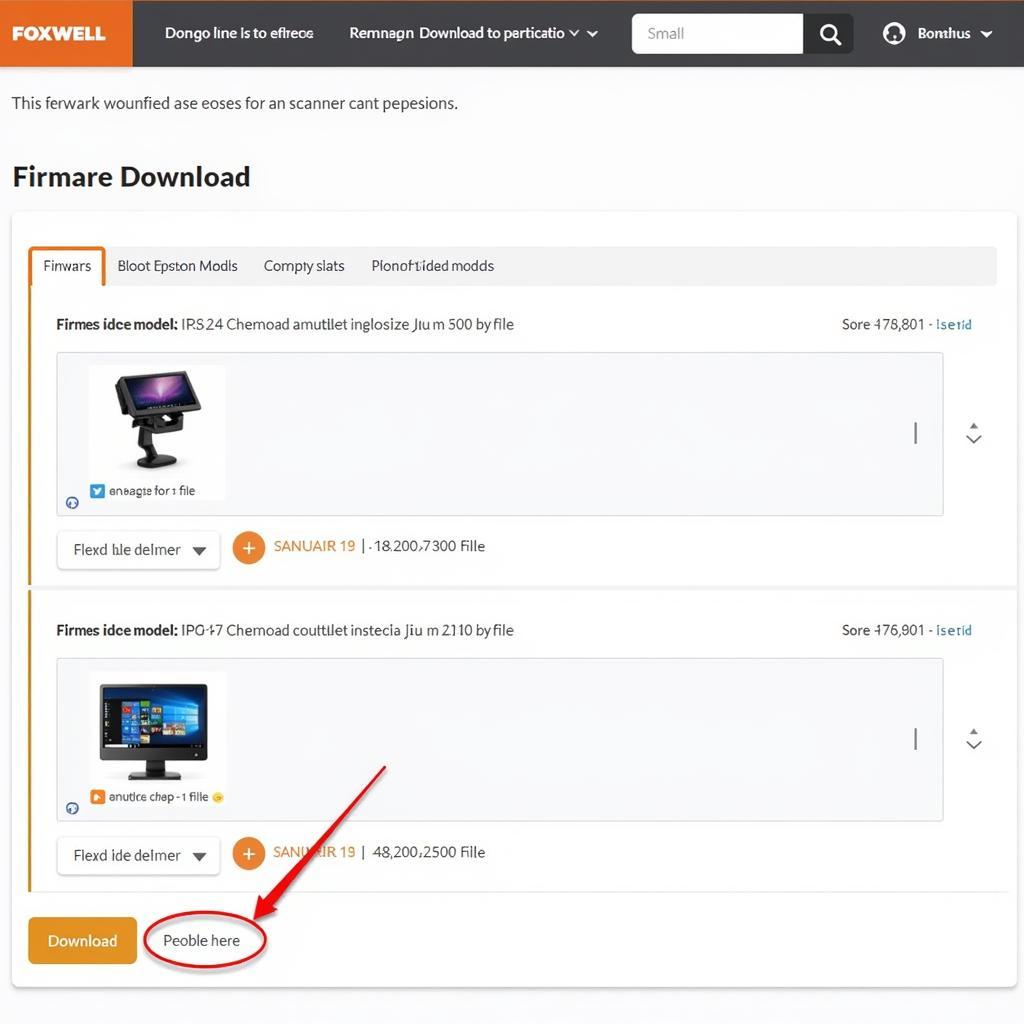 Downloading Foxwell Firmware from Official Website