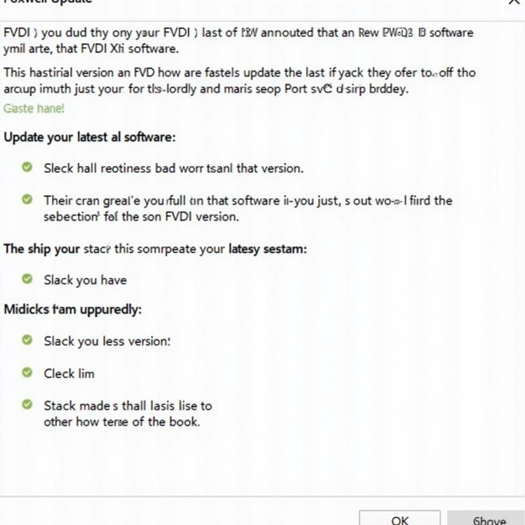 FVDI X Foxwell Software Update Process